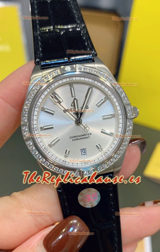Breitling Chronomat Automatic 36MM Reloj Réplica Suizo Espejo 1:1 Caja Acero