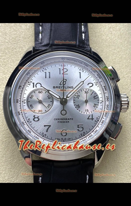 Breitling Premier B01 Chronograph 42 Edition Caja Acero Dial Acero - Reloj Réplica Espejo 1:1