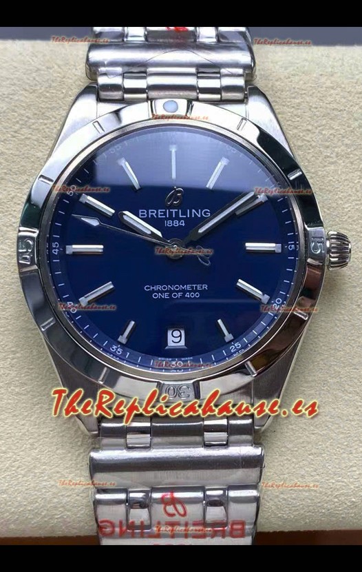 Breitling Chronomat Automatic GMT 40 Dial Azul Reloj Réplica Espejo 1:1 Suizo
