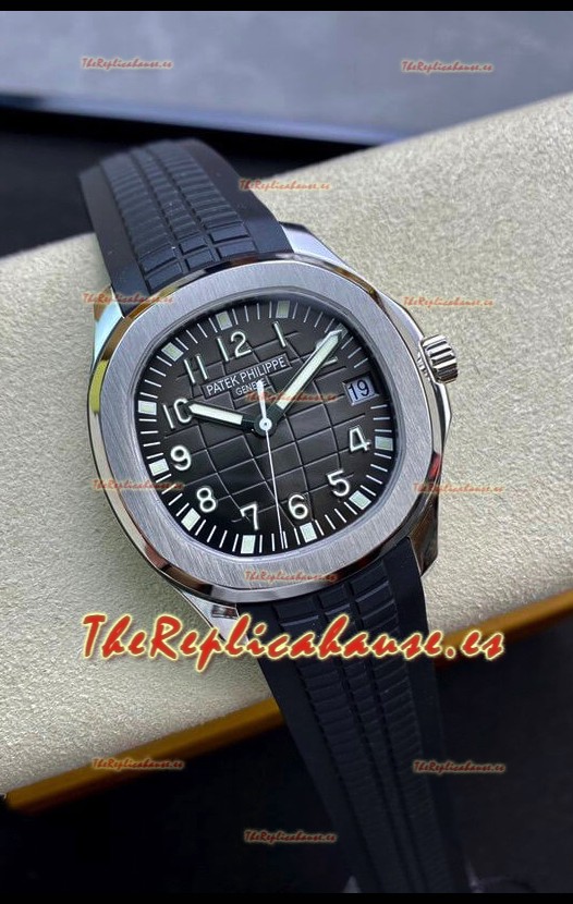Patek Philippe Aquanaut 5165A Reloj Réplica Suizo 38MM Dial Gris Réplica a Espejo 1:1