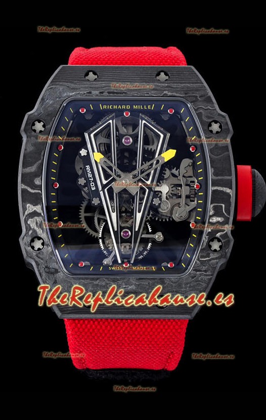 Richard Mille RM27-03 Rafael Nadal Genuine Tourbillon Movement Reloj Réplica a Espejo 1:1