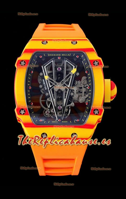 Richard Mille RM27-03 Rafael Nadal Genuine Tourbillon Movement Reloj Réplica a Espejo 1:1