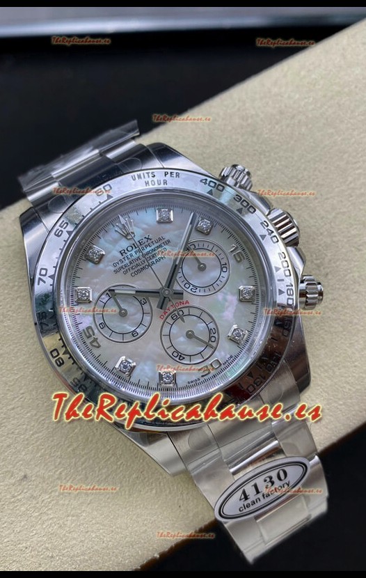 Rolex Cosmograph Daytona M116509-0064 Dial Perla Movimiento Cal.4130 - Reloj Acero 904L