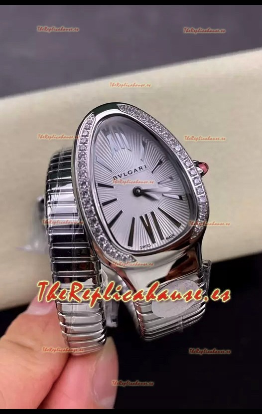 Bvlgari Edición Serpenti Reloj Caja Acero Inoxidable en Calidad Espejo 1:1