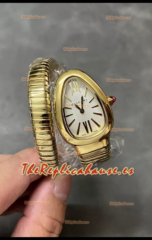 Bvlgari Edición Serpenti Reloj Caja Oro Amarillo en Calidad Espejo 1:1