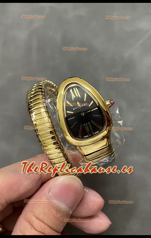 Bvlgari Edición Serpenti Reloj Caja Oro Amarillo en Calidad Espejo 1:1