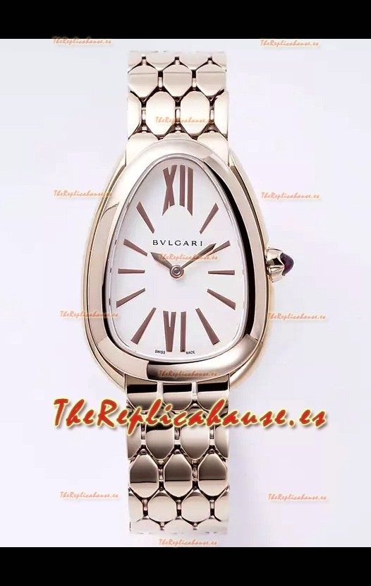 Bvlgari Serpenti Seduttori Edition en Caja Oro Rosado Reloj Super Clone
