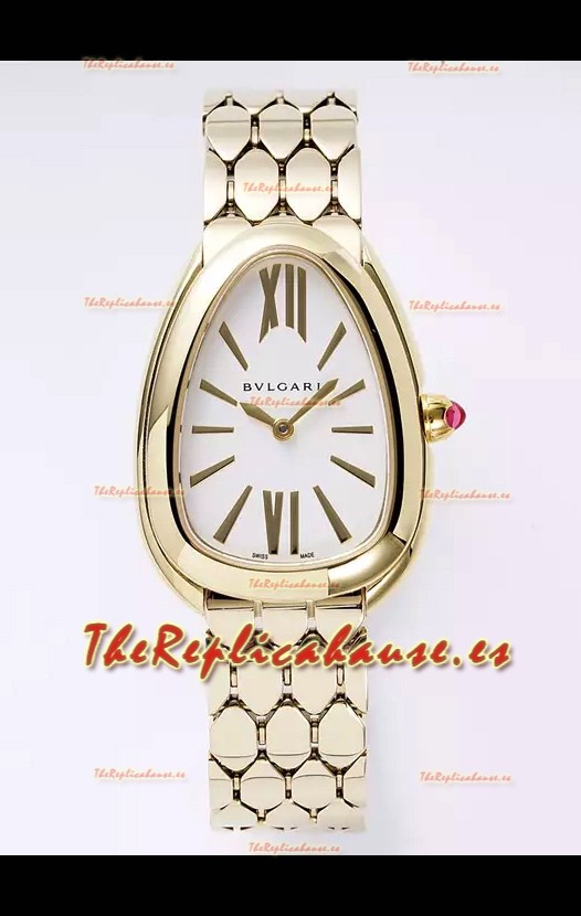 Bvlgari Serpenti Seduttori Edition Caja en Oro Amarillo Reloj Super Clone Watch