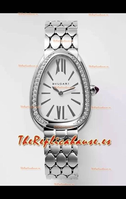Bvlgari Serpenti Seduttori Edition en Caja Acero Reloj Super Clone