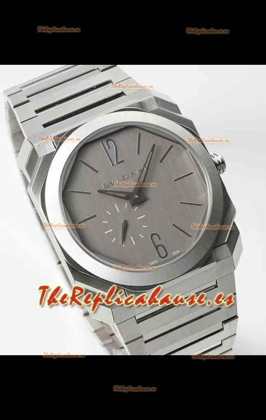 Bvlgari Octo Finissmo Brushed Caja Acero Super Clone Reloj Réplica