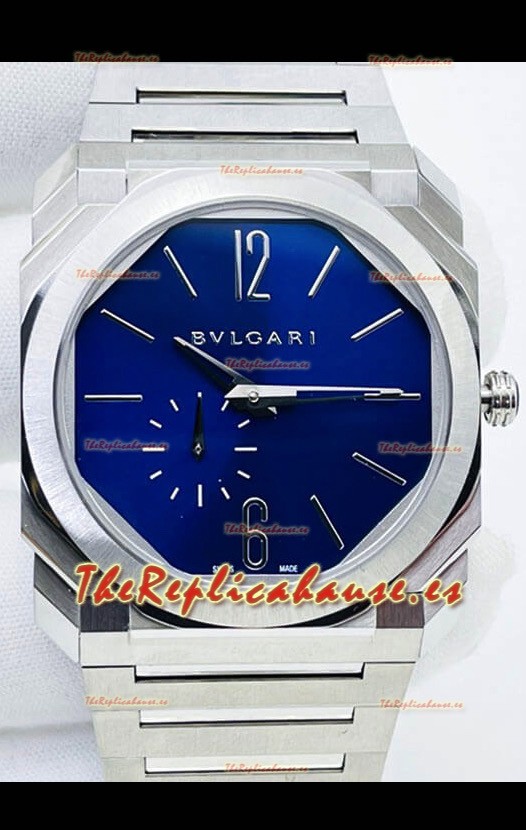 Bvlgari Edición Octo Finissmo Reloj Réplica Suizo a Espejo 1:1 Caja de Acero