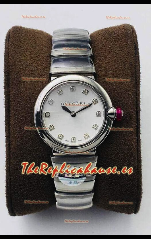 Bvlgari LVCEA Edition Reloj en Acero Inoxidable - Réplica a Espejo 1:1