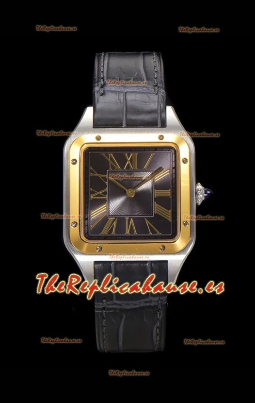 Cartier Santos Dumont 27MM Reloj Edición Super Clone en Caja Dos Tonos