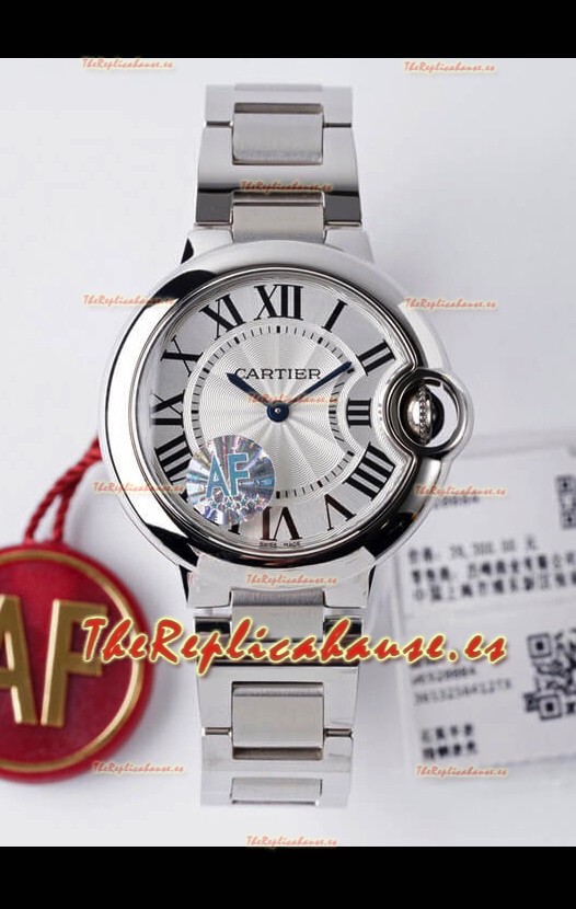 Ballon De Cartier Cuarzo Suizo Calidad Espejo 1:1 33MM Caja en Acero