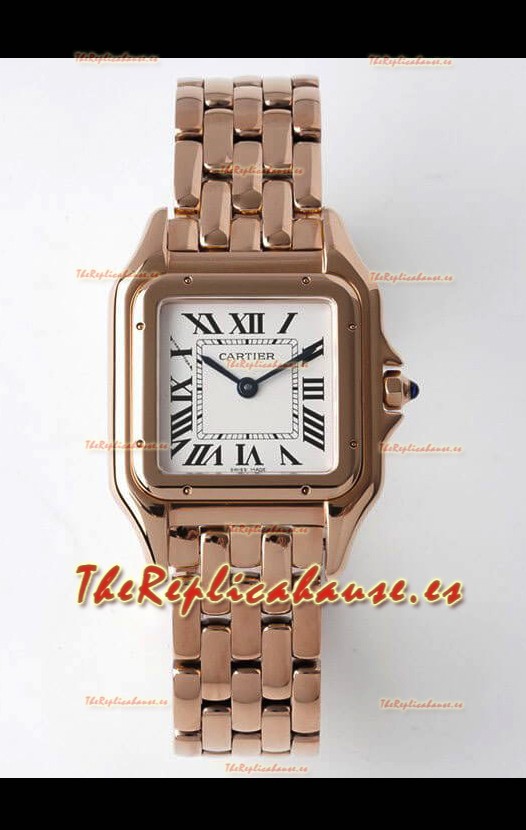 PANTHERE de Cartier Edición 27MM Reloj Suizo Espejo 1:1 Caja Oro Rosado