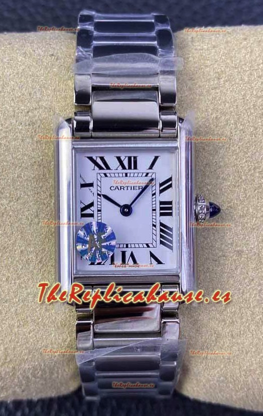 Cartier Tank Solo Reloj Cuarzo Suizo en Caja y Correa de Acero - Caja 22MM