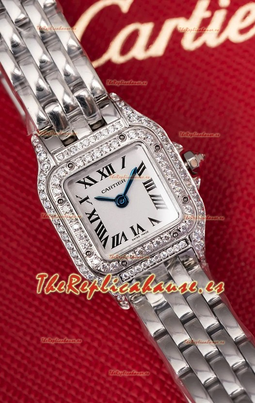 Cartier PANTHERE Superclone 20MM Reloj Réplica Suizo en Caja Acero