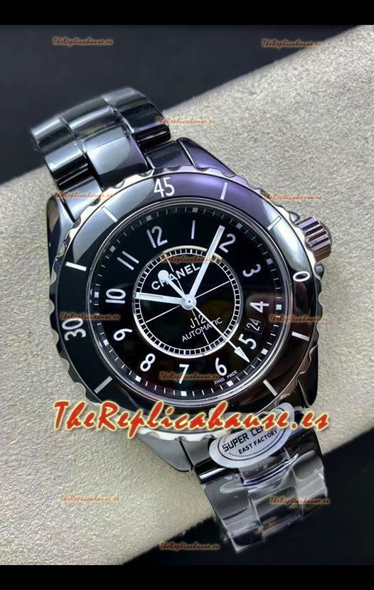 Chanel J12 38MM Caja Cerámica Negra Reloj Automático Réplica Espejo 1:1