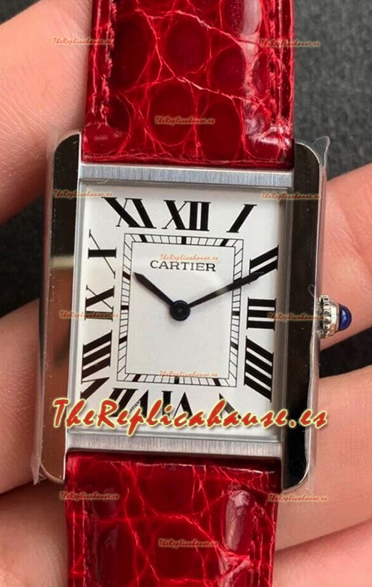 Cartier Tank Solo Reloj de Cuarzo Suizo, Caja en Acero Inoxidable - Ancho 24MM