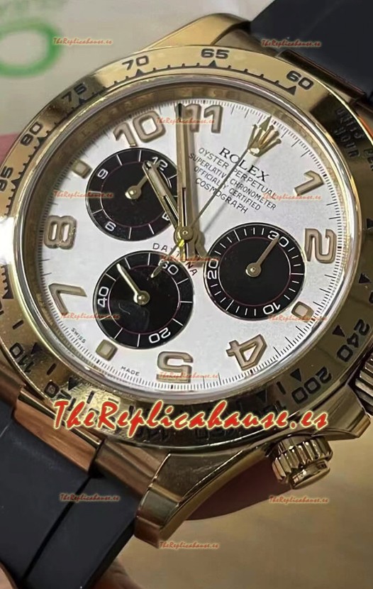Rolex Cosmograph Daytona 116528 Oro Amarillo Movimiento Original Cal.4130 - Reloj Acero 904L