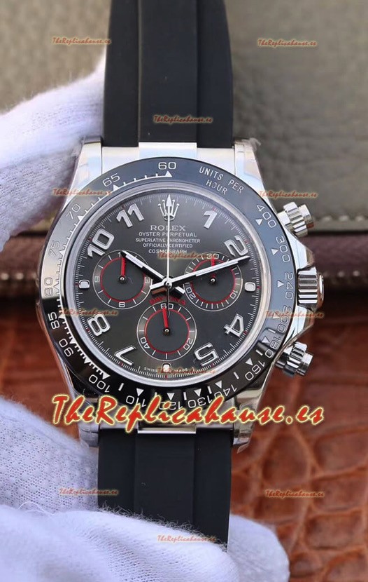 Rolex Cosmograph Daytona 116509 White Gold Original Cal.4130 Movement - 904L Steel Watch