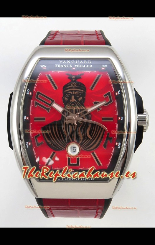 Franck Muller Vanguard Skenderbeu Reloj Réplica Suizo Acero Inoxidable