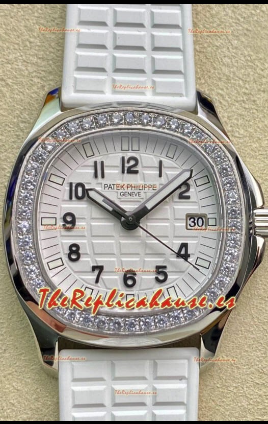 Patek Philippe Aquanaut LUCE 5072A-001 Reloj Réplica de Cuarzo Suiz Dial Blanco 35MM
