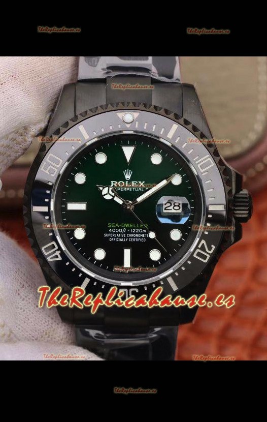 Rolex SeaDweller Deep-Sea Dial Verde en Calidad Espejo 1:1 - Caja en PVD