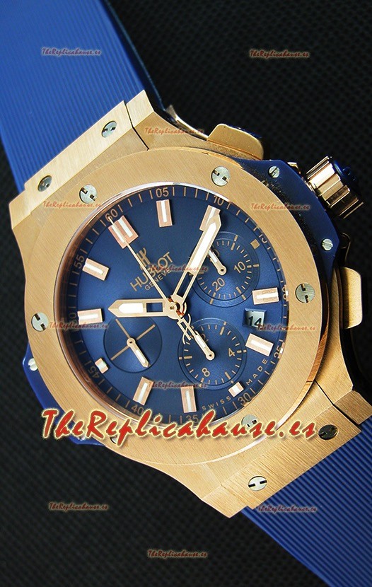 Hublot Big Bang Reloj Réplica Suizo en Oro Rosado - Réplica a Espejo 1:1