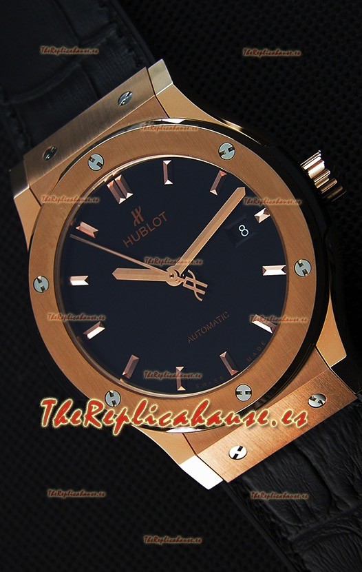 Hublot Classic Fusion King Gold Reloj Réplica Suizo - Réplica a Espejo 1:1