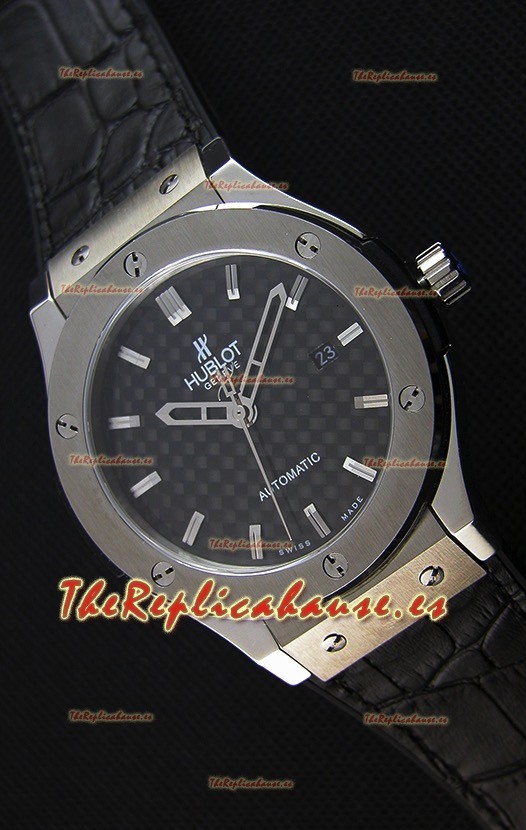 Hublot Classic Fusion Titanium Carbon Dial Reloj Réplica Suizo - Réplica a Espejo 1:1