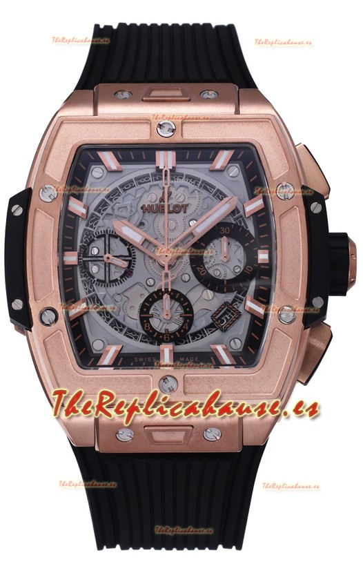 Hublot Spirit of Bang Caja Acero 904L Oro Rosado - 42MM Réplica Suiza