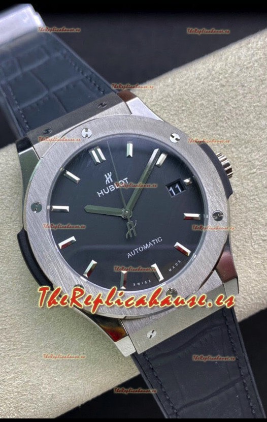 Hublot Classic Fusion 1:1 Mirror Replica Swiss Watch in Caja de Acero 904L Grey Dial 42MM