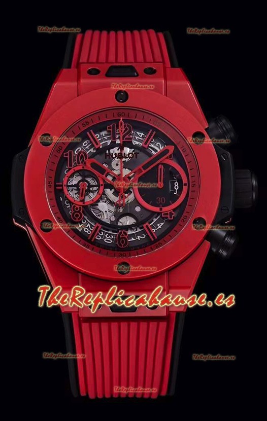 Hublot Big Bang Unico RED PVD Edición Espejo 1:1 Reloj Réplica Suizo