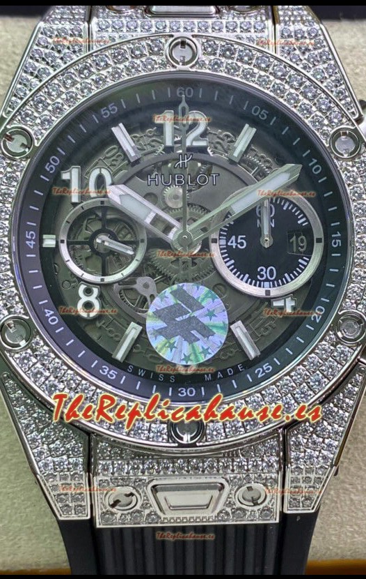 Hublot Big Bang Unico Diamonds Edición Espejo 1:1 Reloj Réplica Suizo