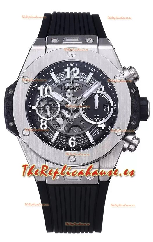 Hublot Big Bang Unico Caja de Acero Inoxidable Edición Reloj Réplica a Espejo 1:1