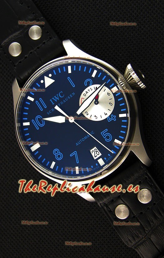IWC BIG Pilot's Alexei Nemov IW500431 Reloj Suizo - Indicador de Reserva de Energía Funcional - Réplica a Espejo 1:1