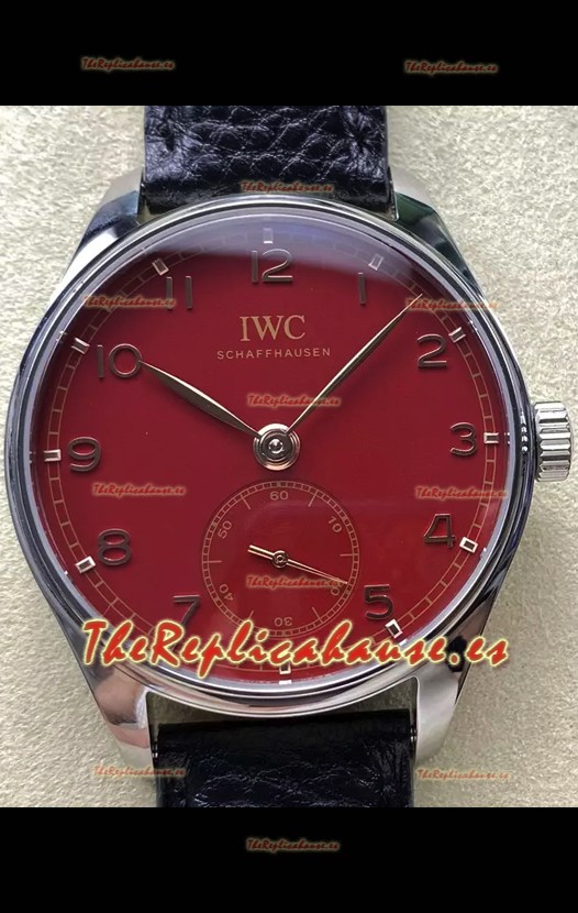 IWC Portugieser Super Clone Automatic 41 IW358315 Dial Rojo en Caja Acero