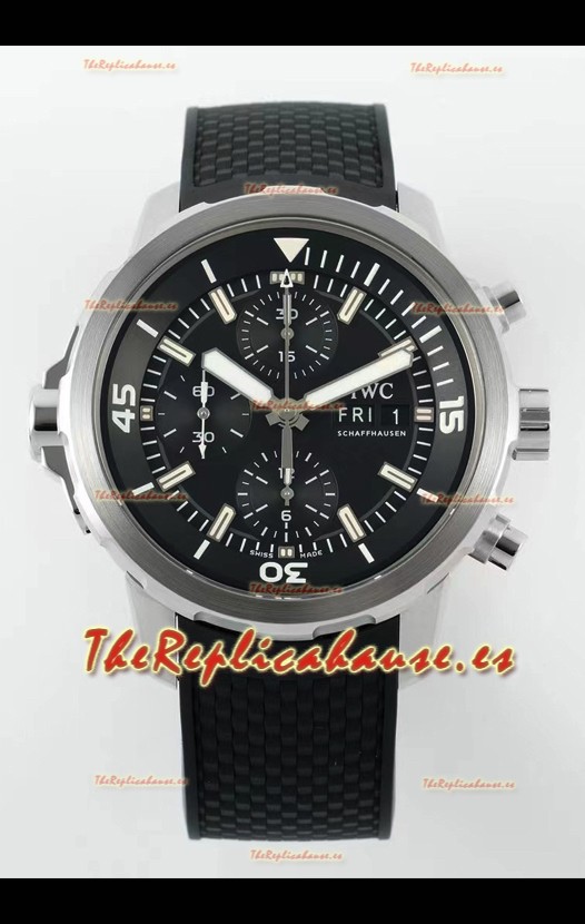 IWC Super Clone Aquatimer Cronógrafo IW376804 Réplica Suiza Dial Negro
