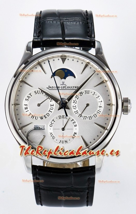 Jaeger LeCoultre Super Clone Master Ultra Thin Calendario Perpetuo Dial Blanco Watch