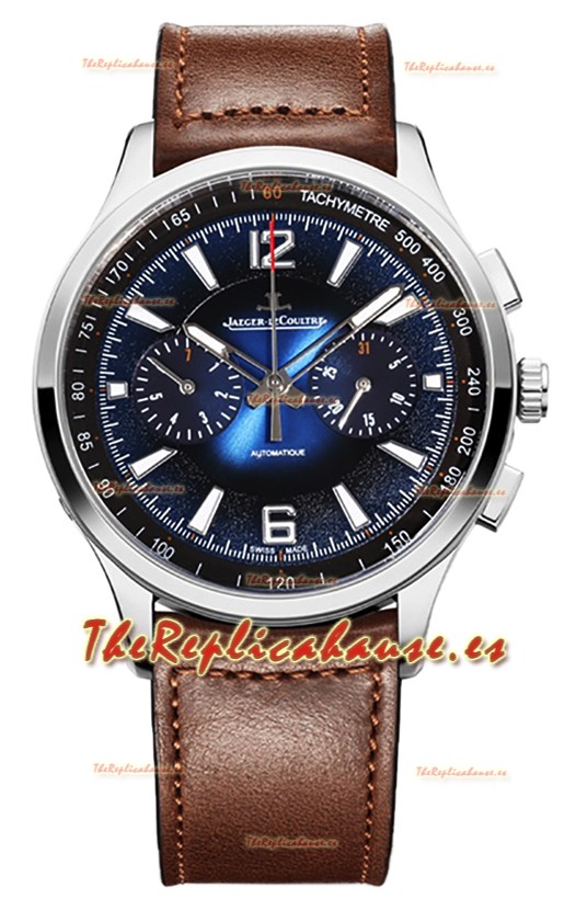Jaeger LeCoultre Polaris Q9028181 Chronograph Dial Azul Reloj Réplica Suiza 