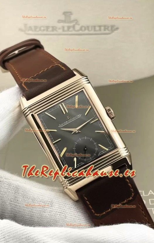 Jaeger-LeCoultre Reverso DuoFace Caja Oro Rosado Reloj en Movimiento Automático Suizo