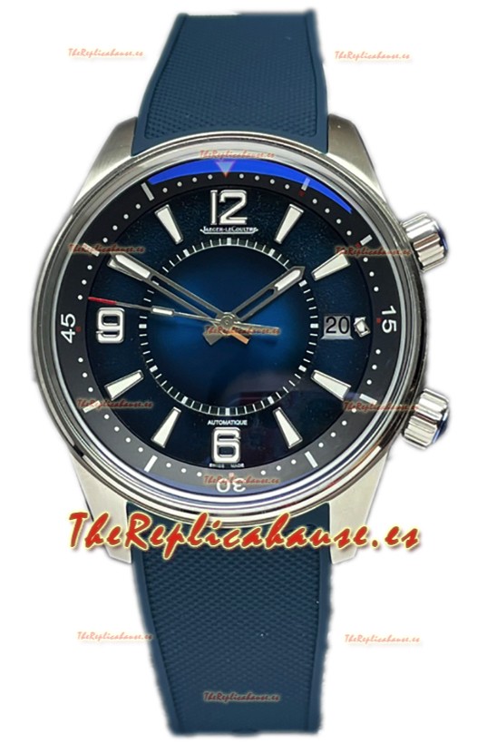 Jaeger LeCoultre Polaris Date Dial Azul Correa de Goma Reloj Réplica Espejo 1:1 42MM