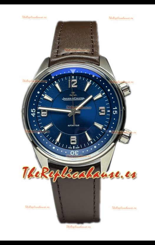 Jaeger LeCoultre Polaris Automático Dial Azul Caja Acero Reloj Réplica Espejo 1:1 41MM