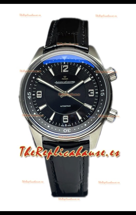 Jaeger LeCoultre Polaris Automatic Dial Negro Caja Acero 41MM Reloj Réplica Suiza 