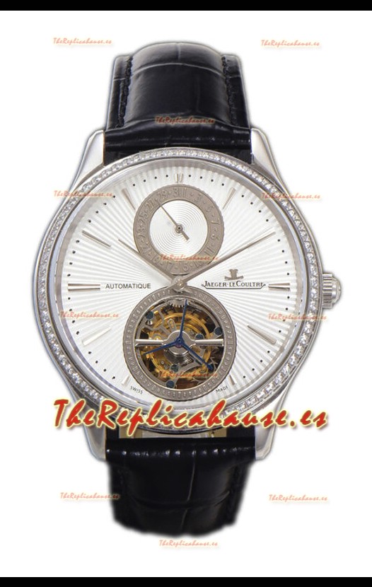 Jaeger LeCoultre Master Tourbillon Ultra-Fino Dial Blanco Caja Acero Inoxidable