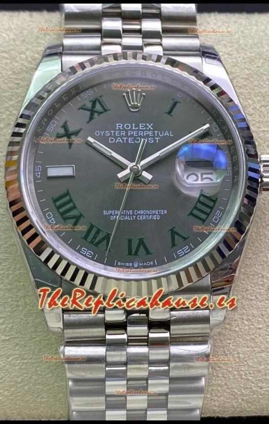 Rolex Datejust "Wimbledon" Movimiento Cal.3235 Reloj Suizo - Ultimate Acero 904L 36MM