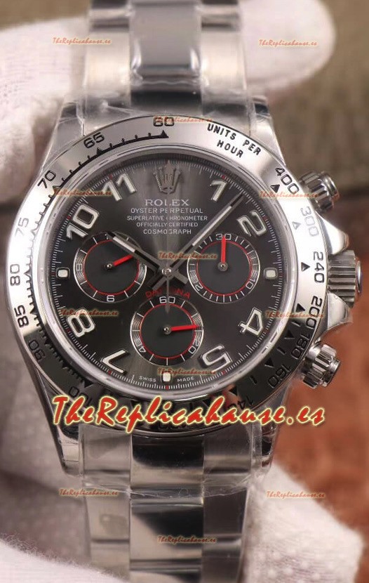 Rolex Cosmograph Daytona 116509 Dark Gris Dial Movimiento Cal.4130 - Reloj Acero 904L