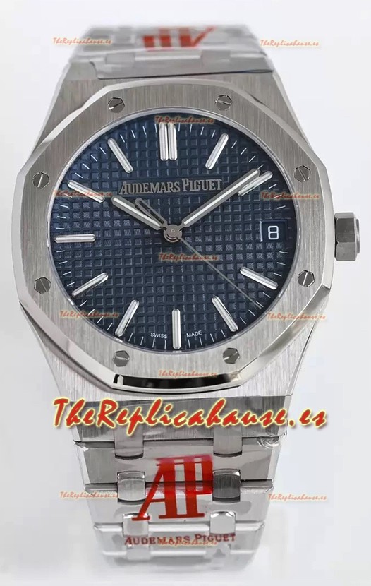 Audemars Piguet Royal Oak 15510 41MM Dial Azul Acero 904L Movimiento CALIBRE 4302 Réplica a Espejo 1:1