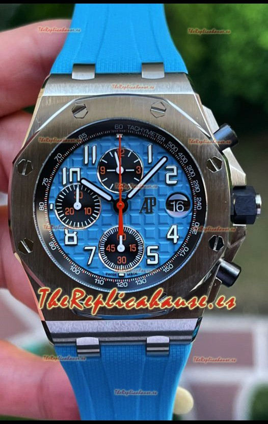 Audemars Piguet Royal Oak Offshore Dial Azul Reloj Réplica Cronógrafo a Espejo 1:1 - Acero 904L